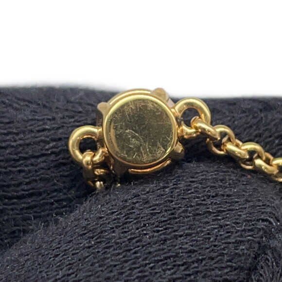 Louis Vuitton Women's Ring Set with LV Rhinestones, Size M, M1695M.